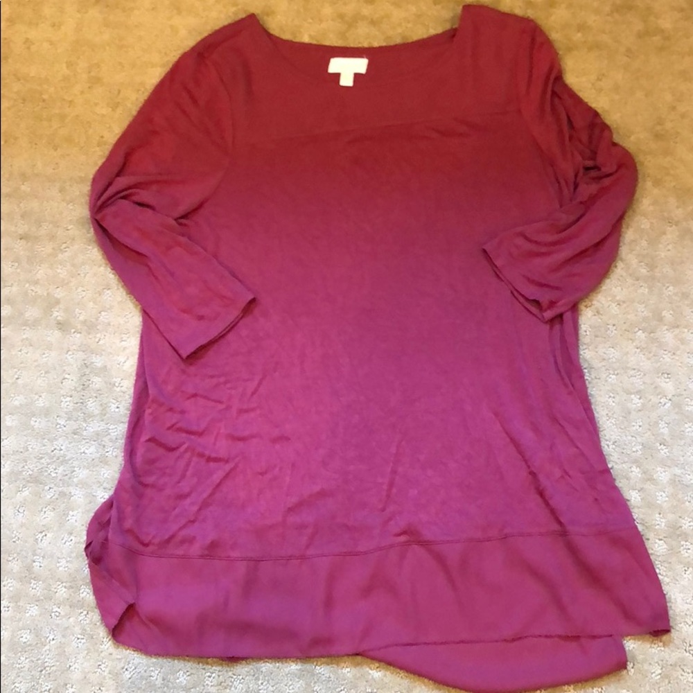 A:glow Maternity 3/4 sleeve top